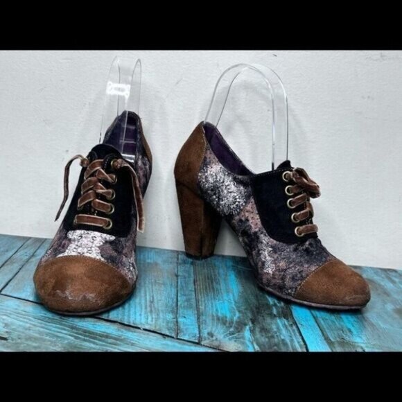 Desigual Heeled Boots SIZE 36=5.5 - Picture 2 of 13